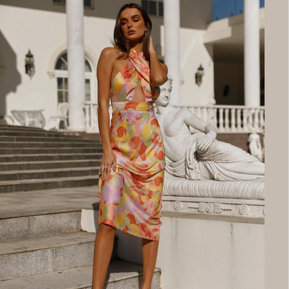 Runaway the Label / Floral Printed Mini Dress